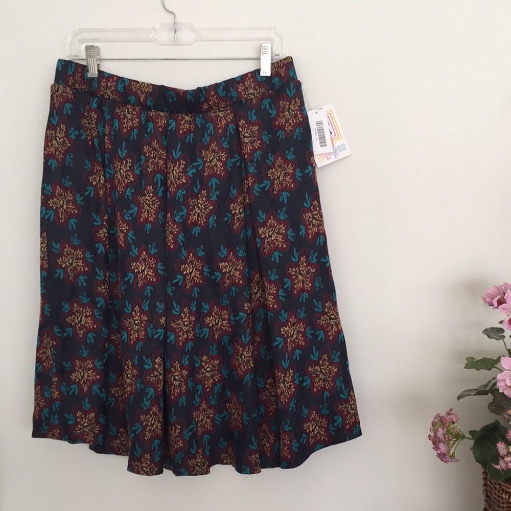 NWT LulaRoe Madison pattern skirt size XL - Picture 7 of 8
